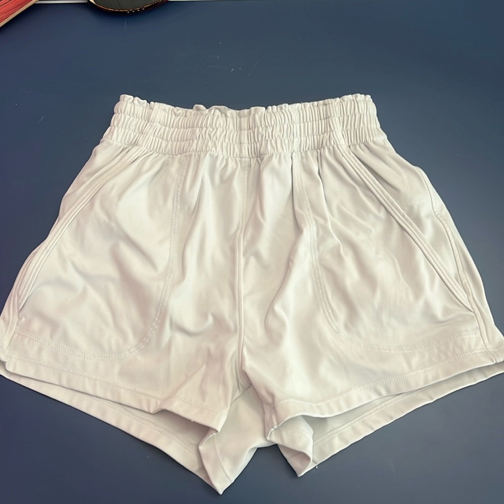 Honeycutt white shorts adult XS